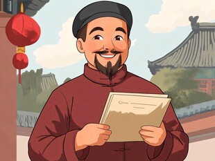 《雨季不再来》漫画封面，少年撑着透明雨伞站在街角